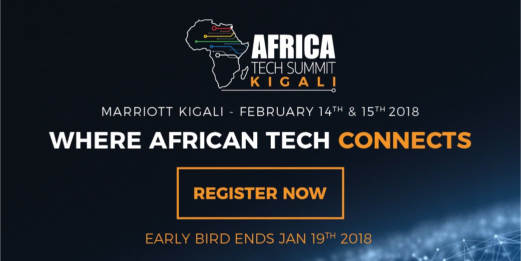 AfricaTechSMT's tweet photo. Africa Tech Summit Kigali - Feb 14/15th - https://t.co/mnSZwUD4Uj
Gain insights from @EcobankResearch @Facebook @liquidtelecom @BkTecHouse @DMMHeHe @yegomotoafrica @iflixKE @DalbergTweet @JumiaFoodRW @akoma @IFCAfrica @IBM @SafaricomLtd @Andela @Taxify_ke @DisruptAfrica &amp; more https://t.co/uD09wlZZbQ