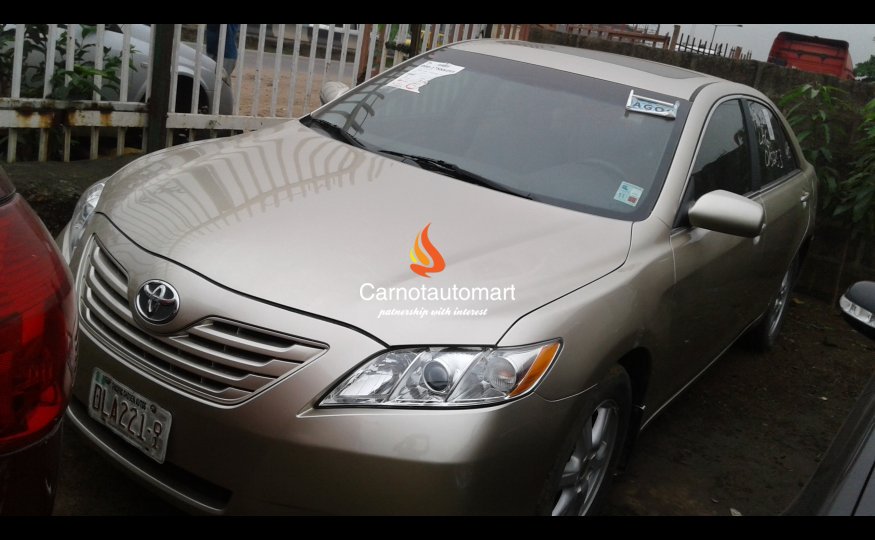 CarnotautoMart's tweet photo. GOLD TOYOTA CAMRY 2008 for sale at ₦3,000,000. For more enquiries, please go to https://t.co/JtNjtmvkii or https://t.co/eu24kdXTKs #carnotautomart https://t.co/boTREfQL4W