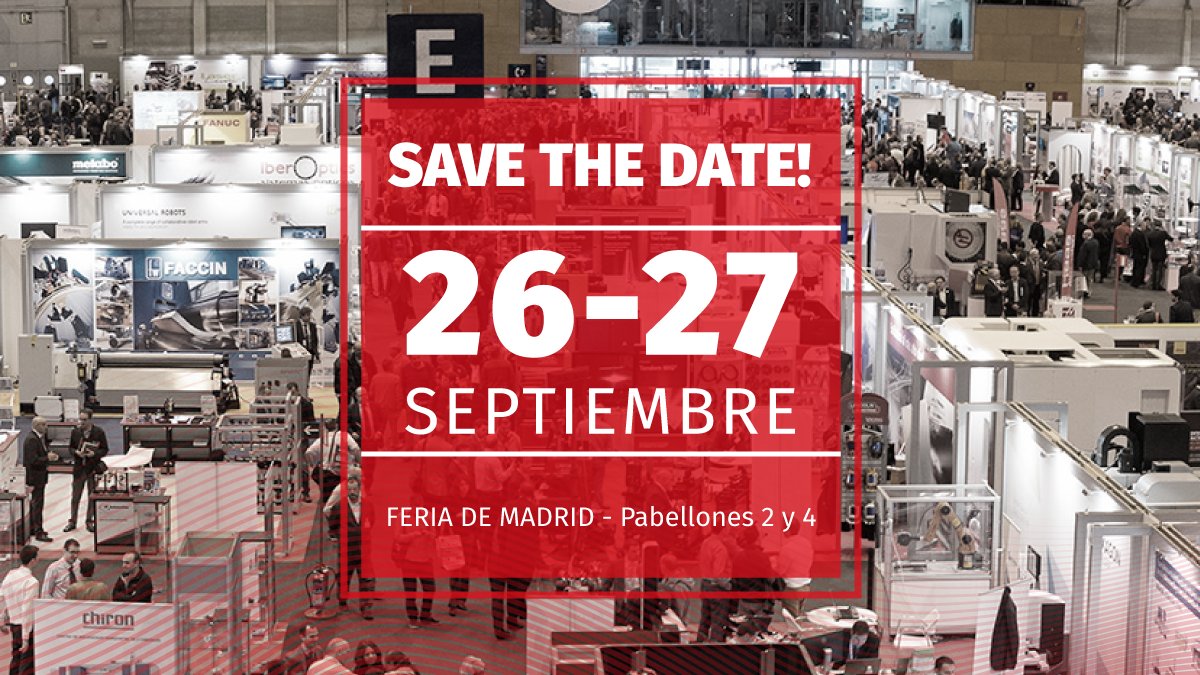 AdvManufactES's tweet photo. Un evento enfocado 100% al negocio y sólo para profesionales.
Te esperamos los días 26 y 27 de septiembre en Feria de Madrid.
¡Únete! https://t.co/1uiUKFS9FJ https://t.co/cXlDJTb06F