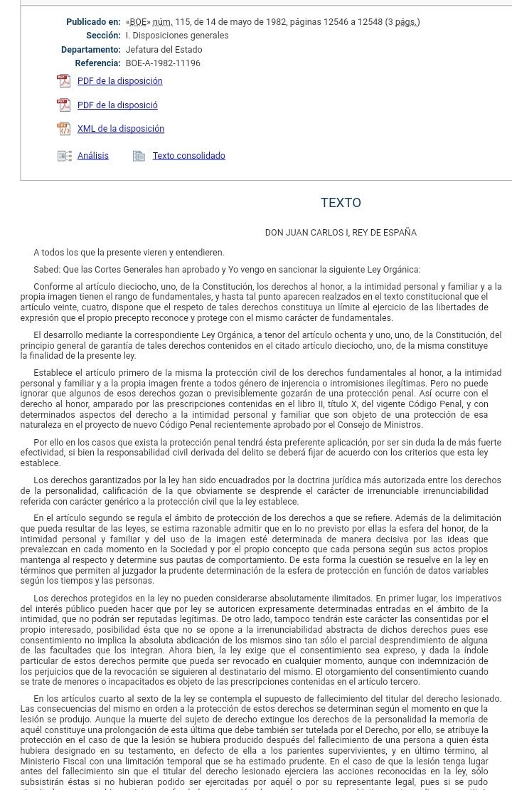 StopForos's tweet image. Se debe acudir a la vía civil para el reconocimiento de la vulneración del un derecho fundamental del honor, la intimidad personal y familiar y la propia imagen, al amparo de la Ley Orgánica de 5 de Mayo de 1982