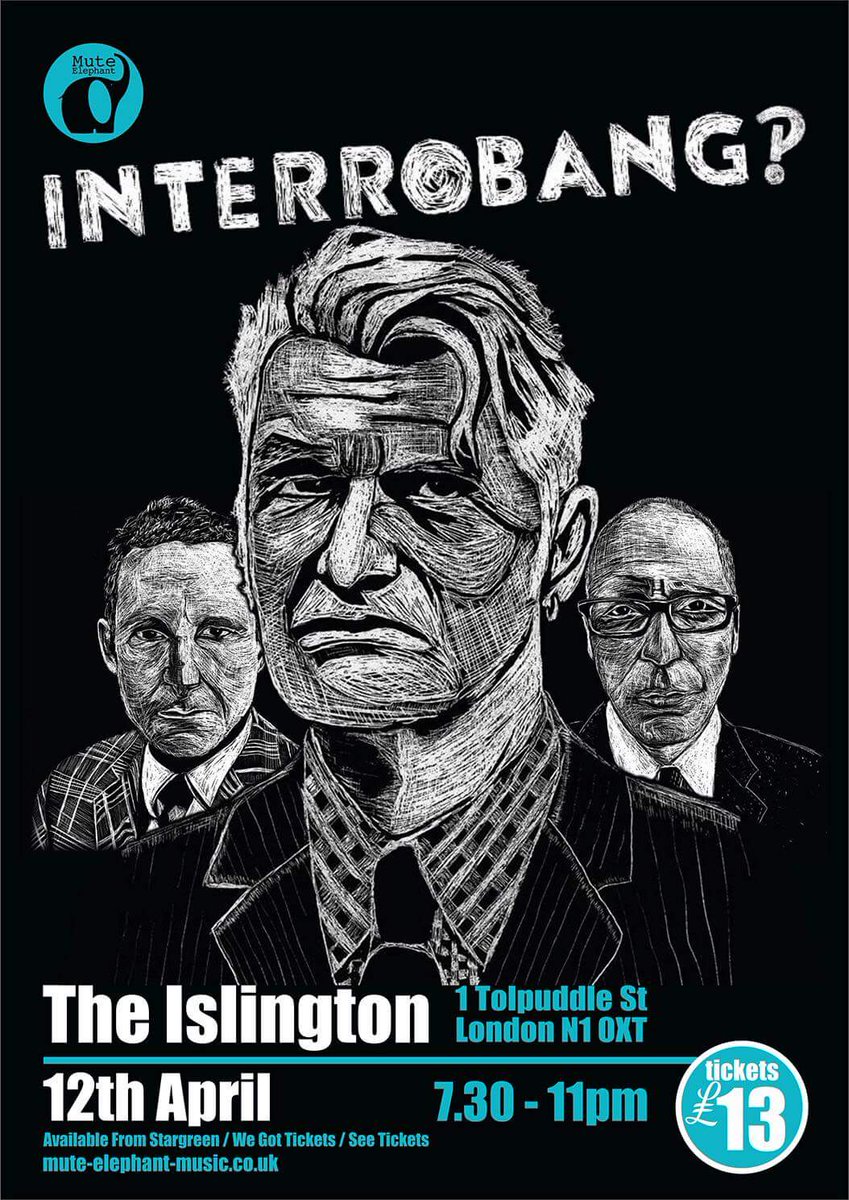 Angry post-punk revolutionaries <a href="/intrrbng/">Interrobang</a> play <a href="/TheIslington/">The Islington Bugle</a> in London on April 12th. Their debut self-titled album is out now! youtu.be/afC_HJZFDmQ