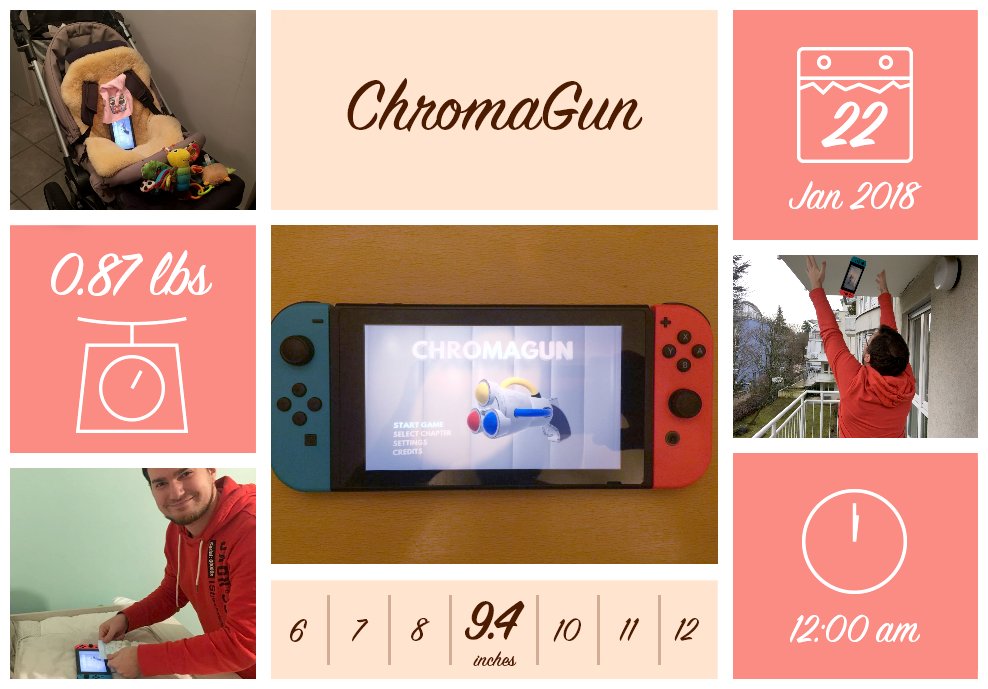 pixel_maniacs's tweet image. Today is ChromaGun's birthday on Nintendo Switch! 👶😍
Get your share of our baby here (no, that's not weird): nintendo.com/games/detail/c…