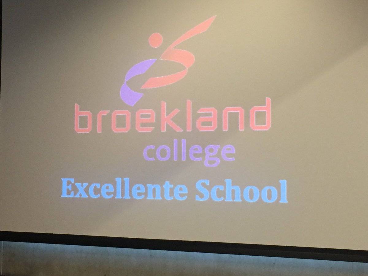 Wat een prestatie.   Broeklandcollege Excellent