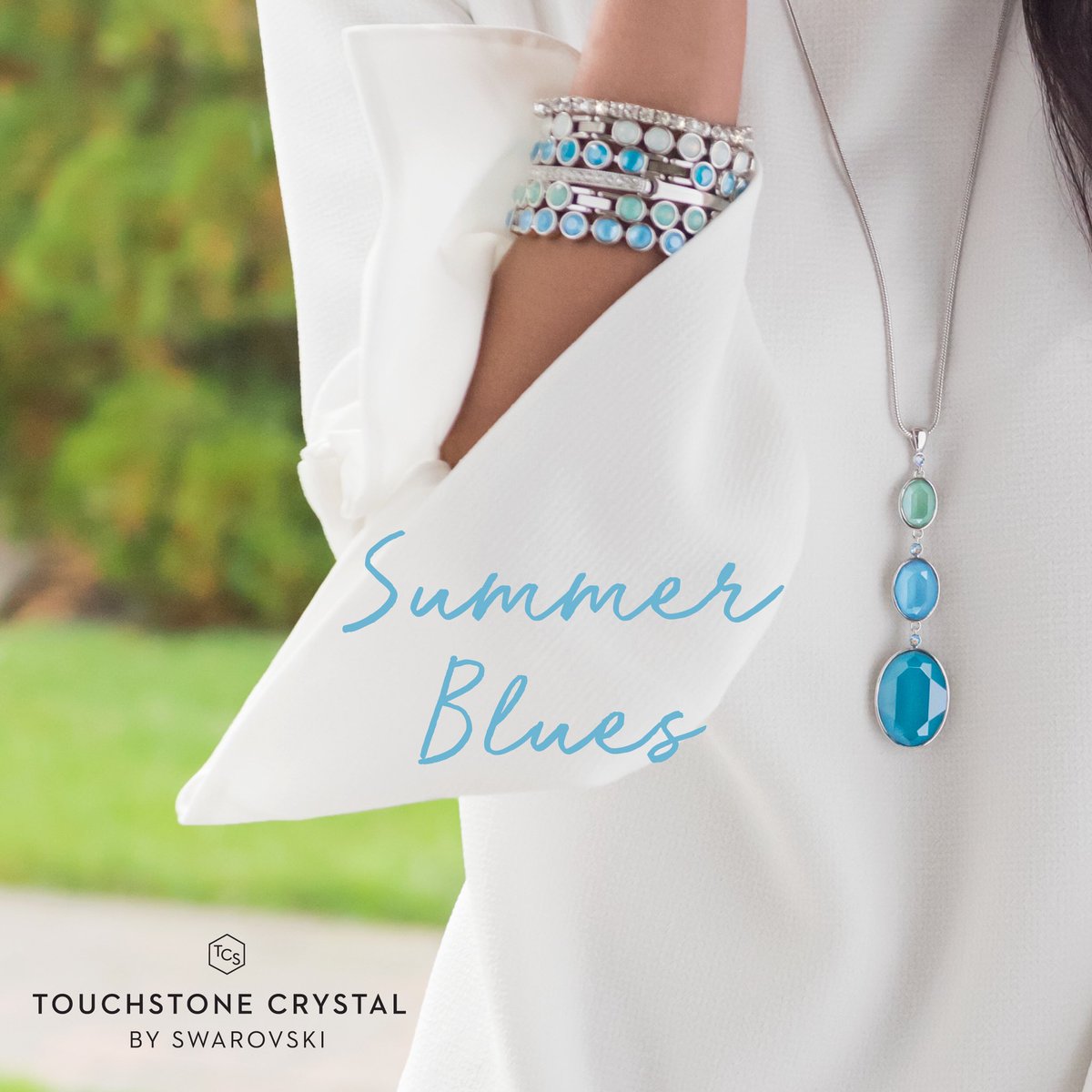 #touchstoneCrystal #Swarovski #jewelry #accessory #jewelryaddict #fashionista Summer Blues 
sites.touchstonecrystal.com/sites/jany/pro…