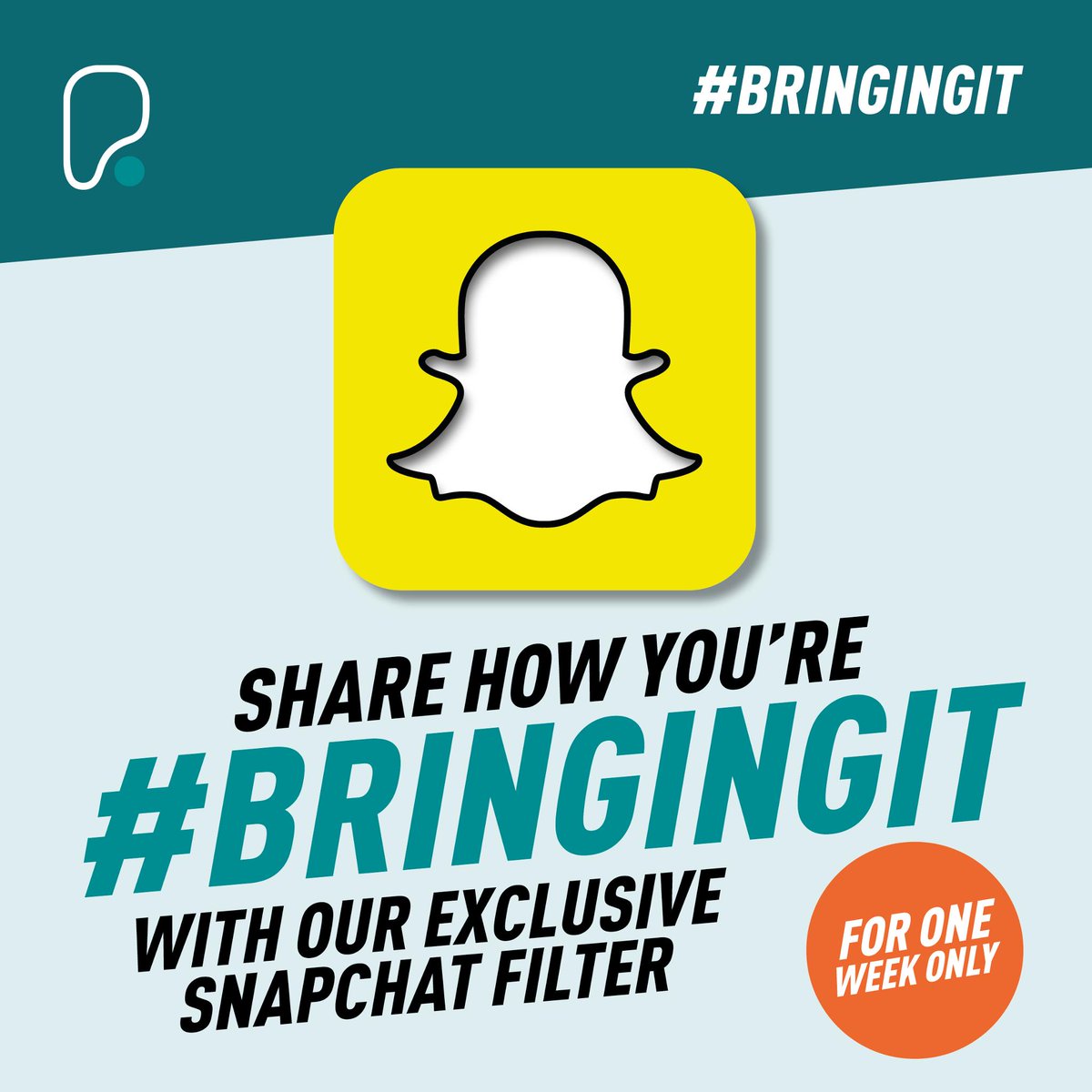 We've hidden our SnapChat filter in a few secret locations - snap a selfie around the gym and see if you can find it... #BringingIt