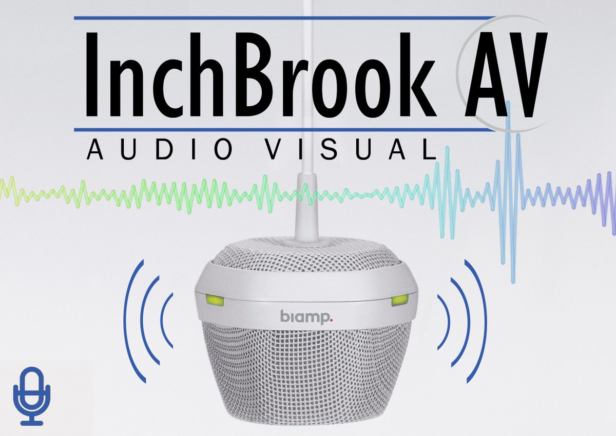 InchBrookAV's tweet photo. Introducing the new #Biamp #Tesira #Beamtracking #Microphone.
Beamtracking technology actively tracks and intelligently mixes conversations with 360° room coverage and user-adjusting mic height. Covered by Biamp Systems 5 year warranty.
#InchBrookAV #audiovisual #technology https://t.co/BLKNDSriM9