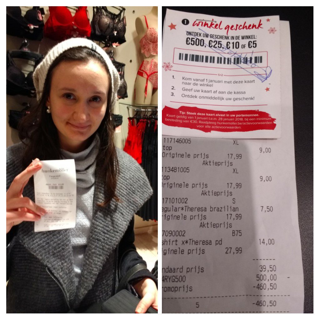 Happy customer#lucky day#RYG500#hkmwilrijk#hkmfun@hunkemoller@heidibeek@p_mountford@dimitri_hkm@carolineCaropms@SandraGiraud5