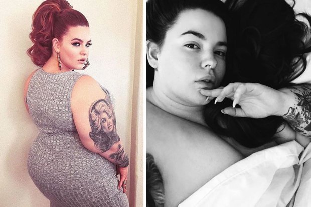 Tess Holliday’s husband posts completely NAKED snap of the model - for the ...