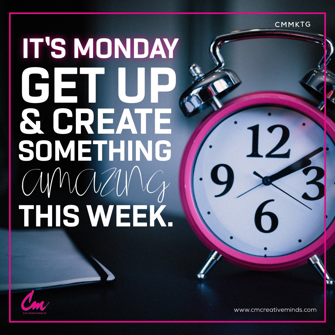 CMMKTG's tweet photo. It’s time to get up and create something amazing. Let’s speak, draw and plan those ideas into existence. https://t.co/cA8jjnOGfM