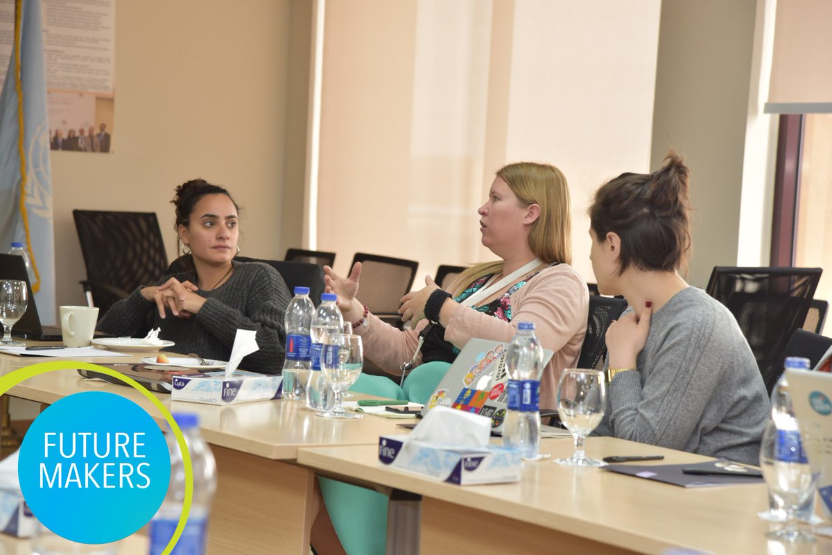 UNDPEgypt's tweet photo. A discussion about #community_mobilization in terms of reaching out, organize events, #community #engagement and participation in #FutureMakers projects in #Egypt, #Armenia and #Georgia. @UNDPEurasia  @edgeryders @Gazbia_S @LilitMidoyan @UNDP_innovation https://t.co/NHWQSs1UZv