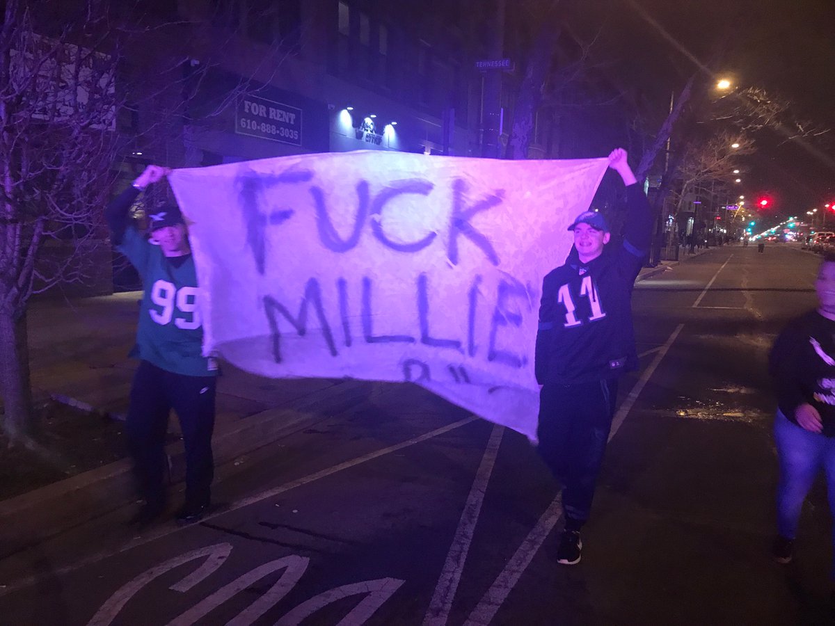 Image result for Philly fan banner **** millie