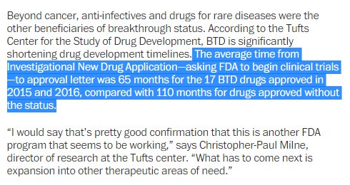 lisamjarvis's tweet image. My larger take on 2017 new drug approvals is live-- of note is how &quot;breakthrough&quot; status is affecting development timelines: cen.acs.org/articles/96/i4…