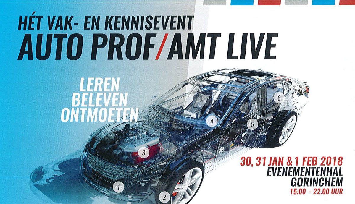 RocarTech's tweet image. Kom ook naar hét vak- en kennisevent Auto Prof - AMT live. U kunt ons vinden bij stand 275. Bestel uw gratis E-Tickets via onderstaande link met de registratiecode: 71800023715.

booking.evenementenhal.nl/nl/auto-prof-a…