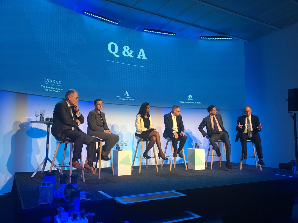 We believe in dual education and lifelong learning are key for talent competitiveness @AlainDehaze #GTCI #WEF18