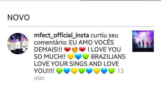 Nih_Nikki's tweet photo. AI MEU DEUS GENTEE ELES CURTIRAM MEU COMENTÁRIO ❤😍❤
#BrazilLovesMFECT 
#gomfect 
#viewsinmfect 
#mfectable https://t.co/HcfzlTCnwz