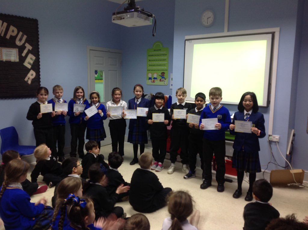 A lovely assembly for years 3-5 today. Lots of achievements to celebrate.