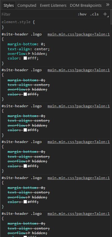 jaredhaagen's tweet image. This makes every inch of my body cringe. #NeedCleanCode #CSSMatters