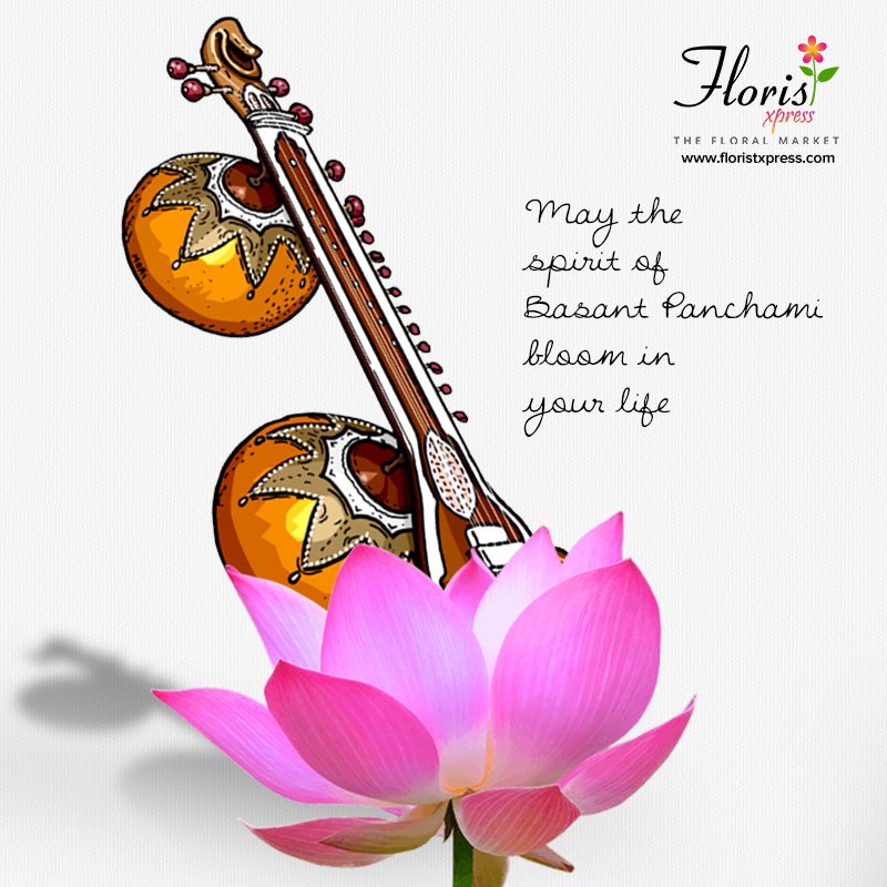 May the music of life be sweet and melodious forever.
Happy #BasantPanchami #Floristxpress