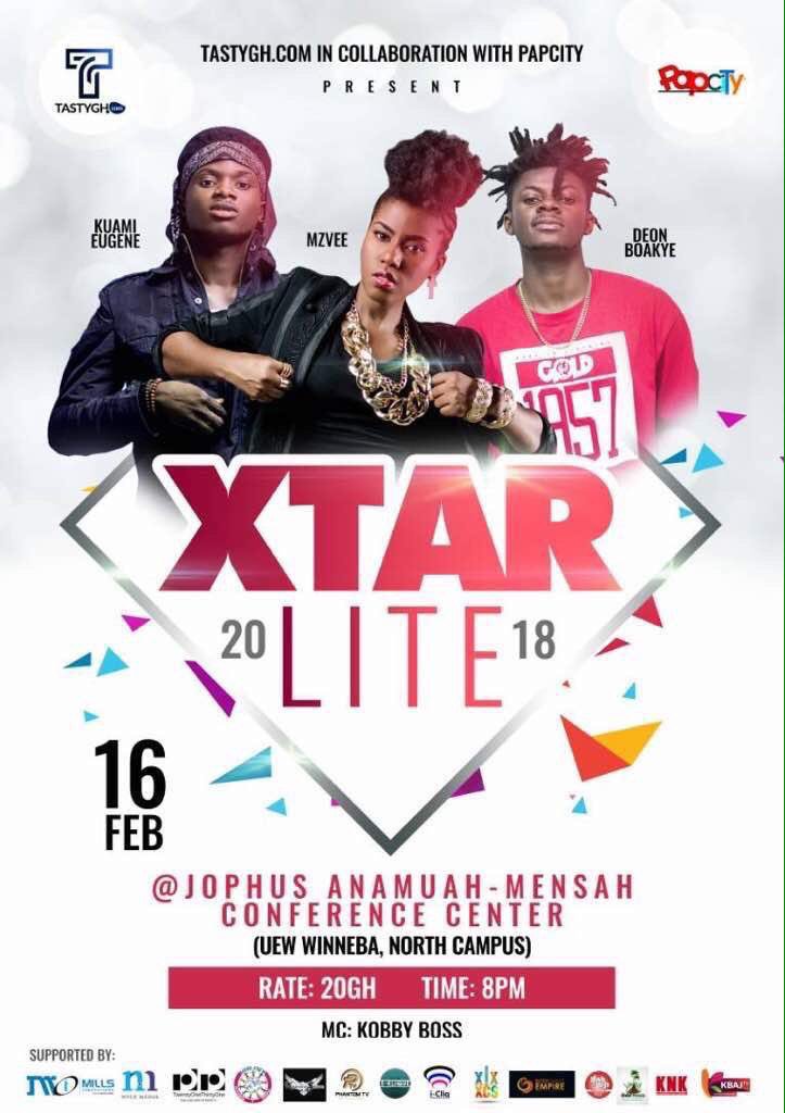 DuahEric's tweet image. Trending news: XTARLITE 2018 with @KuamiEugene @mzveegh @DeonBoakye #TastyGh #Papcity @kbajtvgh @Tasty1Gh @KutinBoss @2131Uew @KwameCornet @PpHypeCrew @BiggestTrend @CWarden724