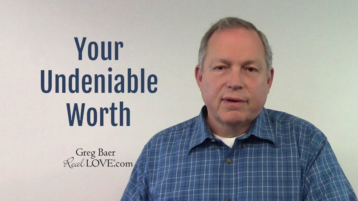 RealLoveCompany's tweet image. #ItMakesMeAnxiousWhen I forget I'm worthwhile. Watch this video as Greg reminds you of "Your Undeniable Worth": youtu.be/_kSOci_zHos
#RealLove