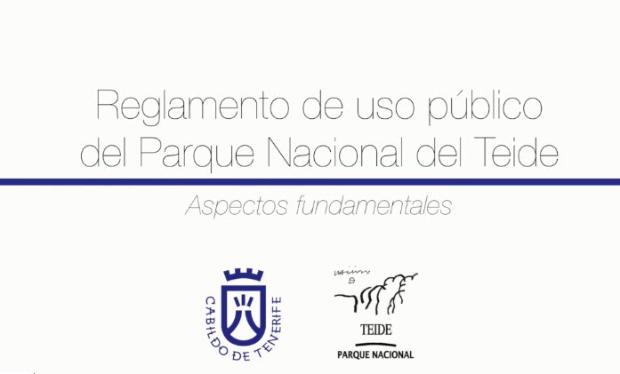 Recuerda: tienes hasta el 20 de febrero para presentar alegaciones sobre el Reglamento de Uso Público del <a href="/pnteide/">ParqueNacional TEIDE</a>. Si todavía no sabes en qué consiste, este vídeo te ayuda a solventar posibles dudas ==> goo.gl/vNGqqw