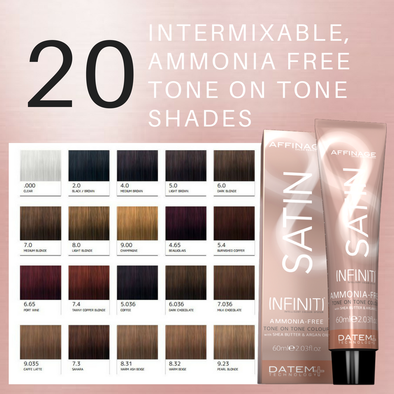 Infiniti Hair Color Chart