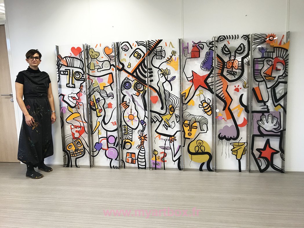 Fresque participative pour vos évènements, venez découvrir notre concept 
👉 teambuilding.tube

#art #teambuilding #Evenement #fresque #animation