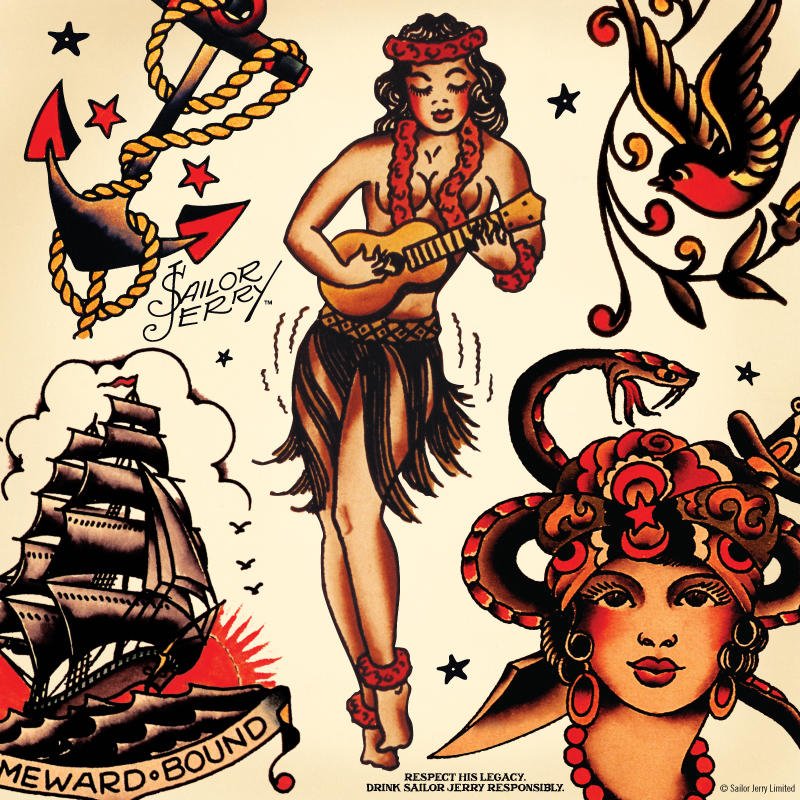 sailor jerry uk on twitter we really dig norman s iconic hulagirl