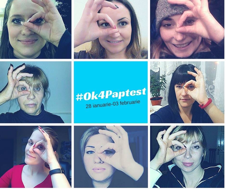 Pana la la inceperea Saptamanii de prevenire a Cancerului de Col Uterin au mai ramas 5 zile.

Va indemnam sa participati in campania noastra informationala #Ok4Paptest, care va avea loc in cadrul acestei saptamani.