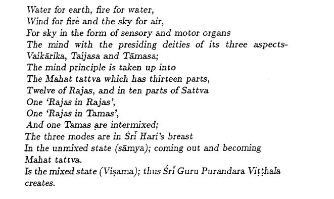 10. So far this praLaya is limited to the dissolution that takes place within the brahmAnDa [Universe]. After this, the process of dissolving the outer 9 layers [navAvaraNa] begins. Here is an a/c narrated by Guru Purandaradasa.