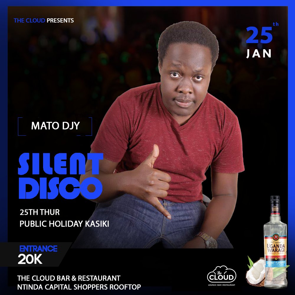 SocialPeepsKla's tweet photo. This is how you kickoff a 3 day weekend. PARTY on Thursday🔥🔥🔥
#CloudSilentDisco 
@MisterBoldwood @djslaughterelly @nalwovie @Evanshustlegang @Revnickk @Malowbar https://t.co/V4DWTfxRYP
