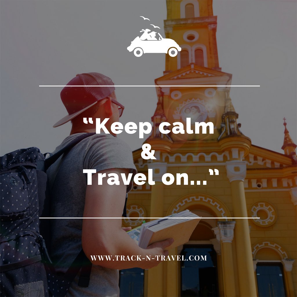 TrackNTravel's tweet photo. Keep calm & travel on...
https://t.co/oOTp8tx9tv
#TrackNTravel #TravelApp #RouteTrackingApp #trips #travel https://t.co/tRwOdZ6FXx