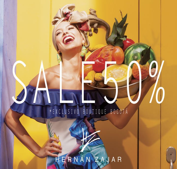 ¡Recuerda que estamos en #SALE ! Descuentos hasta del 50% en referencias seleccionadas. Te esperamos en la Calle 64 No. 3-41, Bogotá. #HernanZajar

*Descuentos exclusivos de nuestra boutique de Bogotá.
