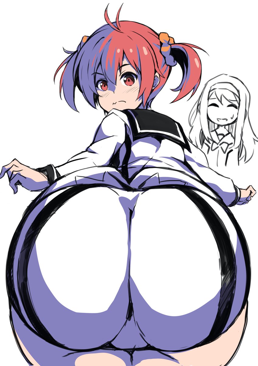 Ass of Akane from vividred operation. 