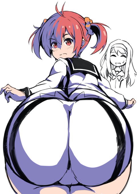 Ass of Akane from vividred operation. 