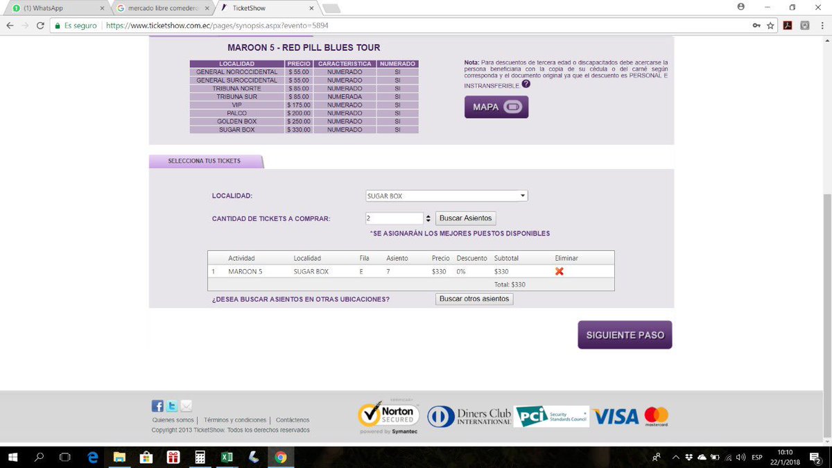 LevihmA's tweet photo. @Ticketshow habilitaron a las 10 am la pag y se cae a las 10:30!!! Que pasó???
10:10 ya no había entradas??? https://t.co/ThkVtGfW1m
