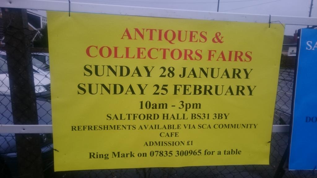 Mark Thomas on Twitter "Antiques and collectors fair at Saltford Hall