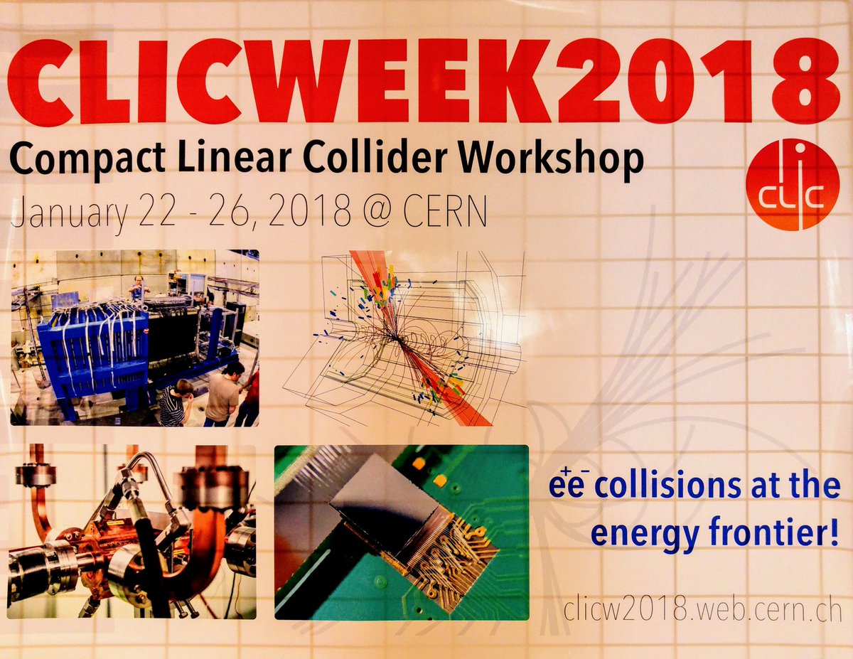 evenkolder's tweet photo. In my second week based at @CERN as a project associate (still working for @OxfordPhysics ), and it's #clicweek2018 . Lots of #acceleratorphysics talks this week by my #linearcollider colleagues! #physics #nextcollider #futurecollider #Collider https://t.co/EPbqlvPsKJ
