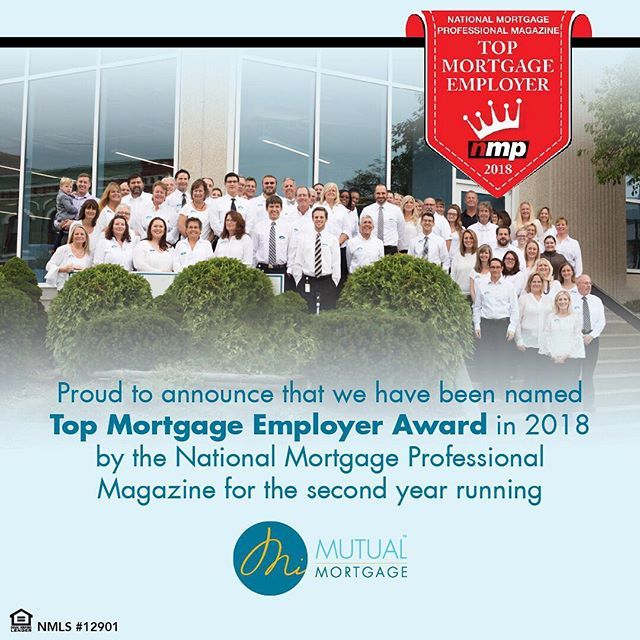 🎇 We did it again! Thank you to our incredible employees who make this happen each year 🎇 Top Mortgage Employer 2018
#topworkplace #topmortgageemployer #topmortgageemployer2018 #nationalmortgageprofessionalmagazine #nmp #ilovemyjob #loveyourworkplace… ift.tt/2G5604I