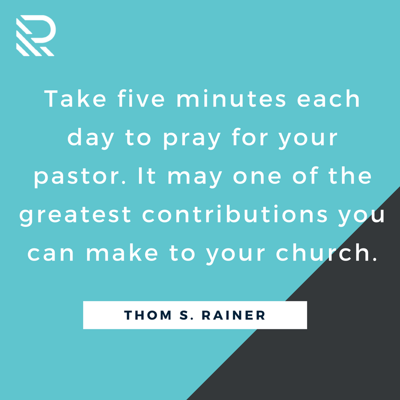 ThomRainer's tweet photo. Take five minutes each day to pray for your pastor. It may be one of the greatest contributions you can make to your church. https://t.co/8uuF0iRbdn https://t.co/qcdCvZTErK