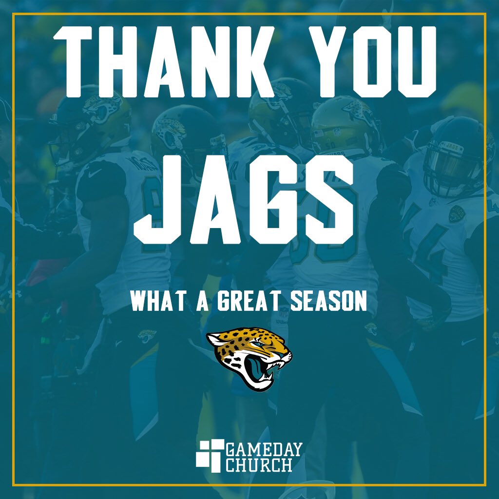 GameDayChurch's tweet image. Thank you #Jaguars Jaguars football is fun again! #DTWD