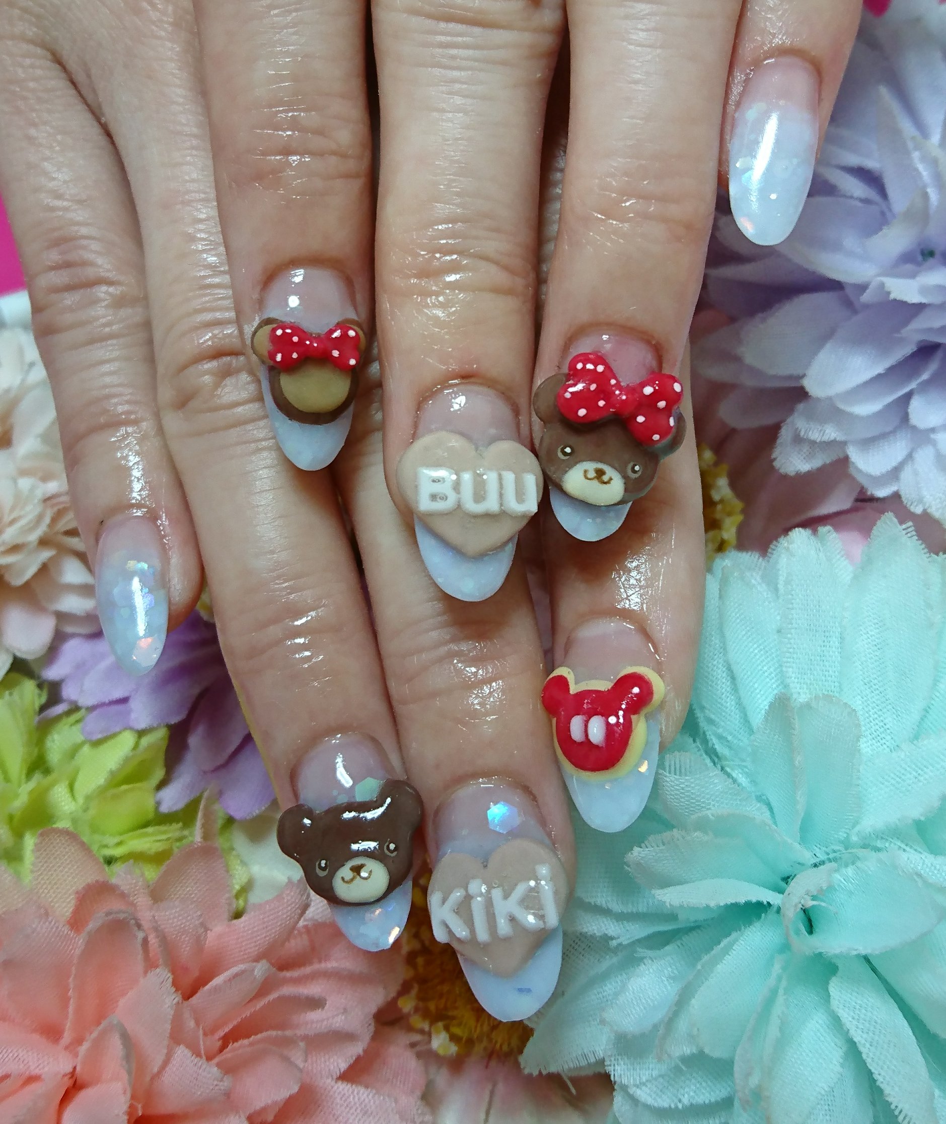 いろはねいる 本日は雪の中ご来店ありがとうございました ジェルネイル スカルプ ネイル Nail 新宿ネイルサロン いろはねいる ディズニーネイル バレンタインネイル ユニベア ユニベアネイル ミッキーネイル ミニーネイル 3dネイル 冬