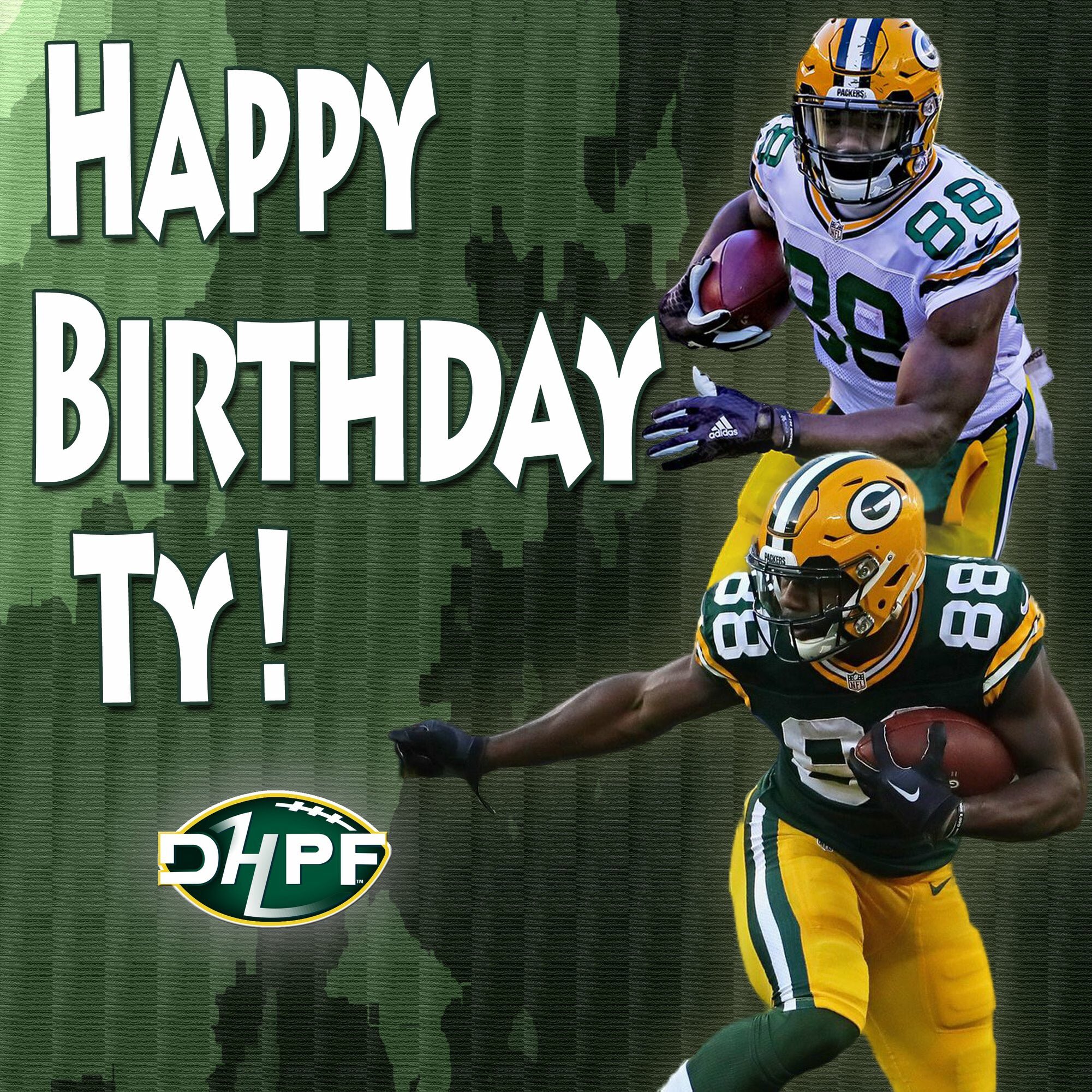 Happy 25th Birthday Ty Montgomery!  