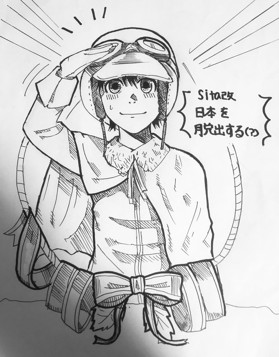 ということで近日、東南アジアの方に行きます!
海外はかなり久しぶり行くので緊張してます
日本から約7時間程の飛行機での旅、楽しんできます^_^
イラストは色々とかしこまりすぎのsita改君です笑