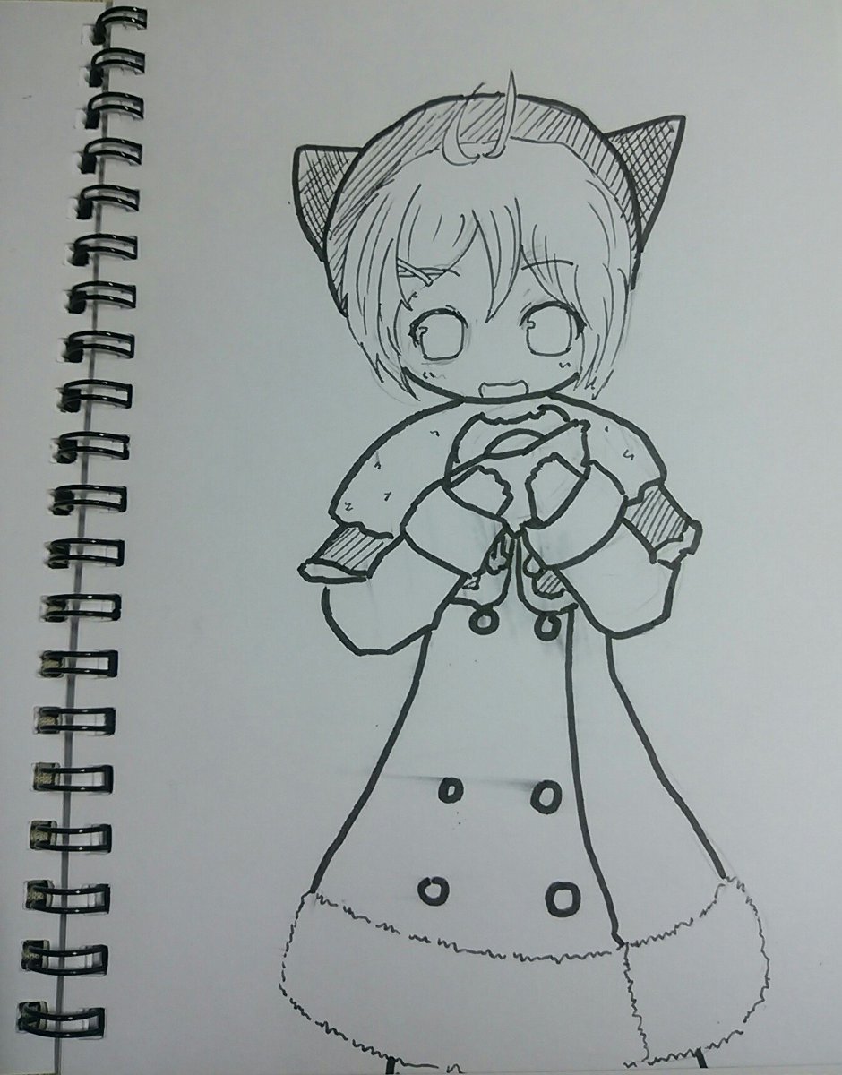 すわのさんに白ちゃん描いてもらったよ!
消しゴムをかけたら惨事が…! 