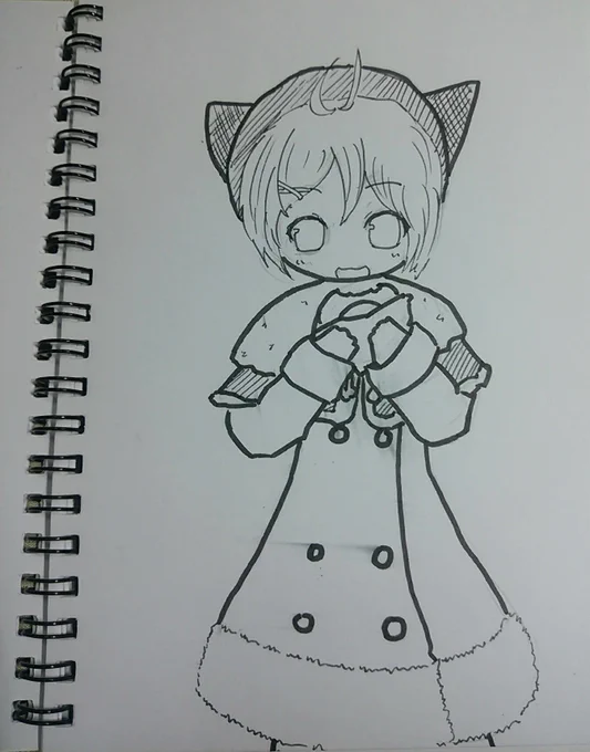 すわのさんに白ちゃん描いてもらったよ!
消しゴムをかけたら惨事が…! 