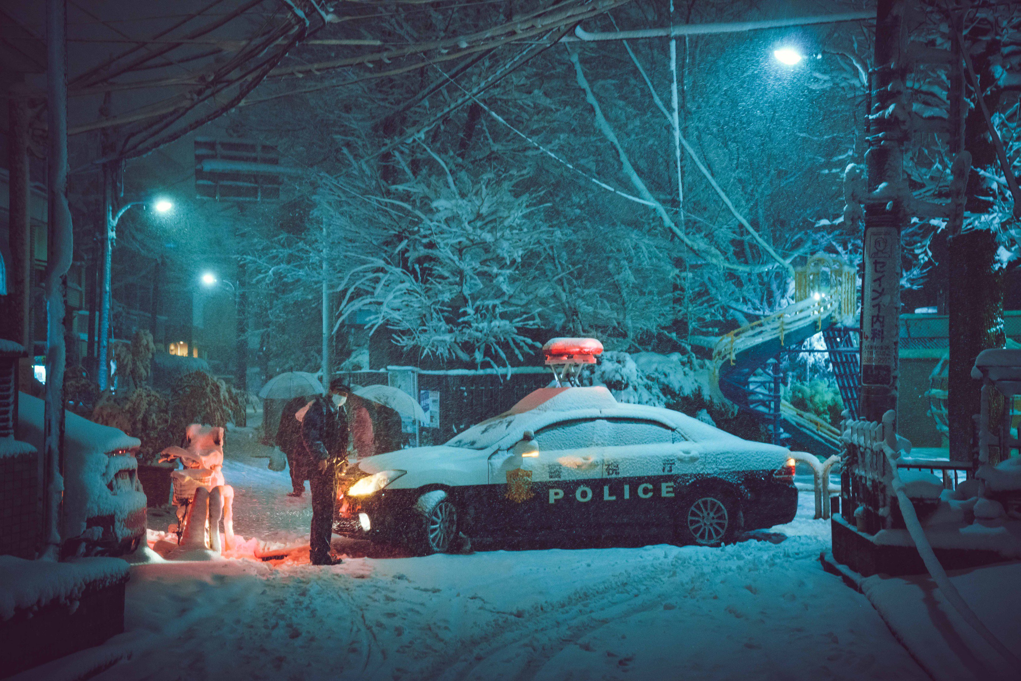 Зима в Японии Токио