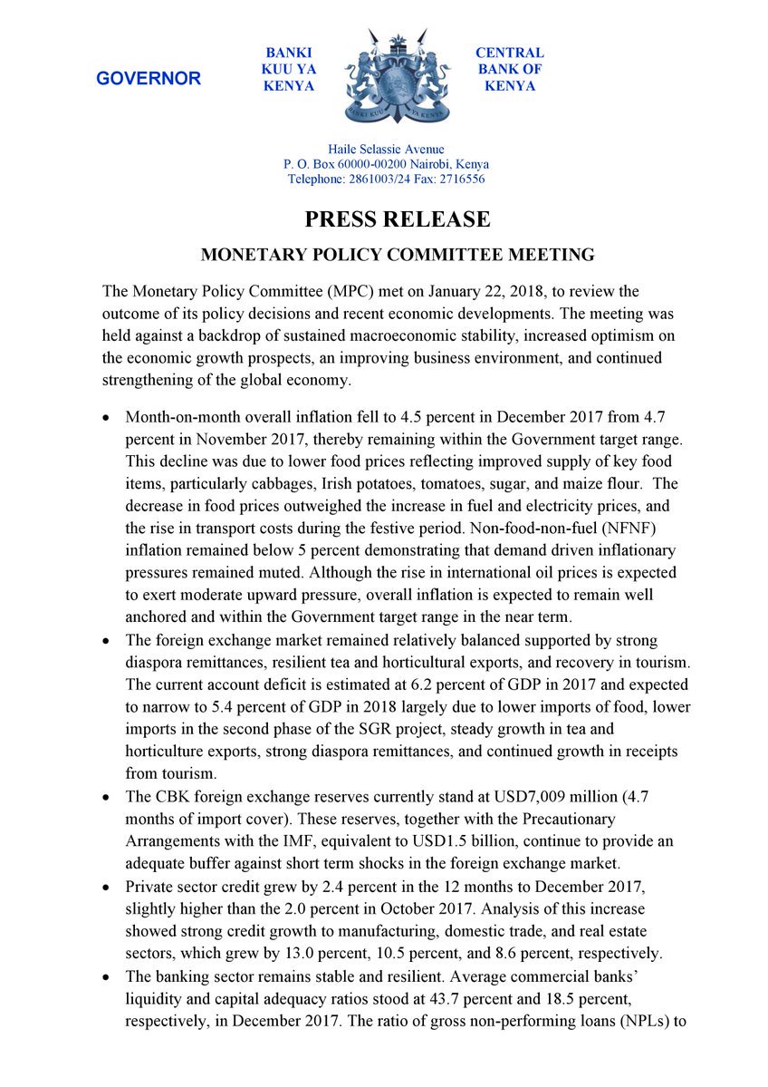Oliver Mathenge On Twitter The Monetary Policy Committee Has The Monetary Policy Committee Has Retained Central Bank Rate Cbr At 10 Meaning That Cur Interest Rates By Banks Remain Pic Twitter Iiwfwy7ant