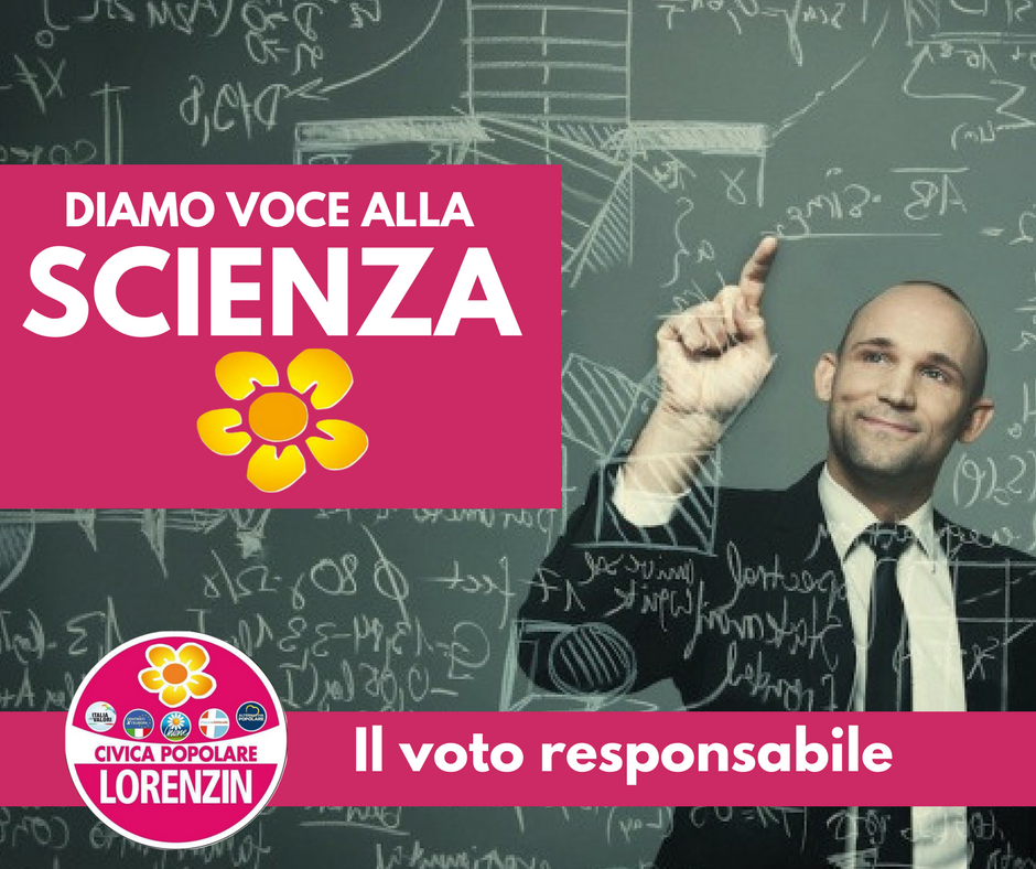 .<a href="/BeaLorenzin/">Beatrice Lorenzin</a>: invito scienziati e ricercatori a candidarsi, da indipendenti, senza vincolo di partito, nelle liste di #CivicaPopolare. Portiamo in Parlamento la voce della scienza. #appelloallascienza