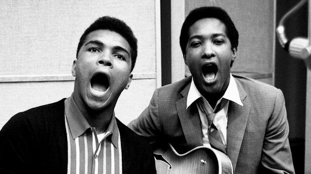 Sam Cooke and Muhammad Ali. Happy birthday, Sam...... 